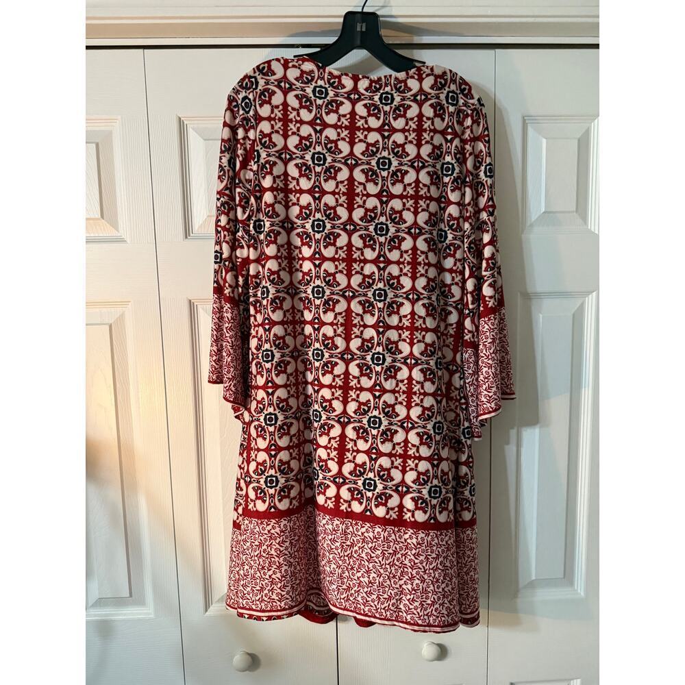 Reborn Women's Large Red‎ Patterned Dress - Picture 4 of 4